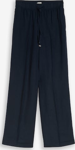 Pantalon TOM TAILOR en bleu : devant