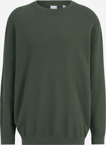 Jack & Jones Plus Sweater 'LAFAYETTE' in Green: front