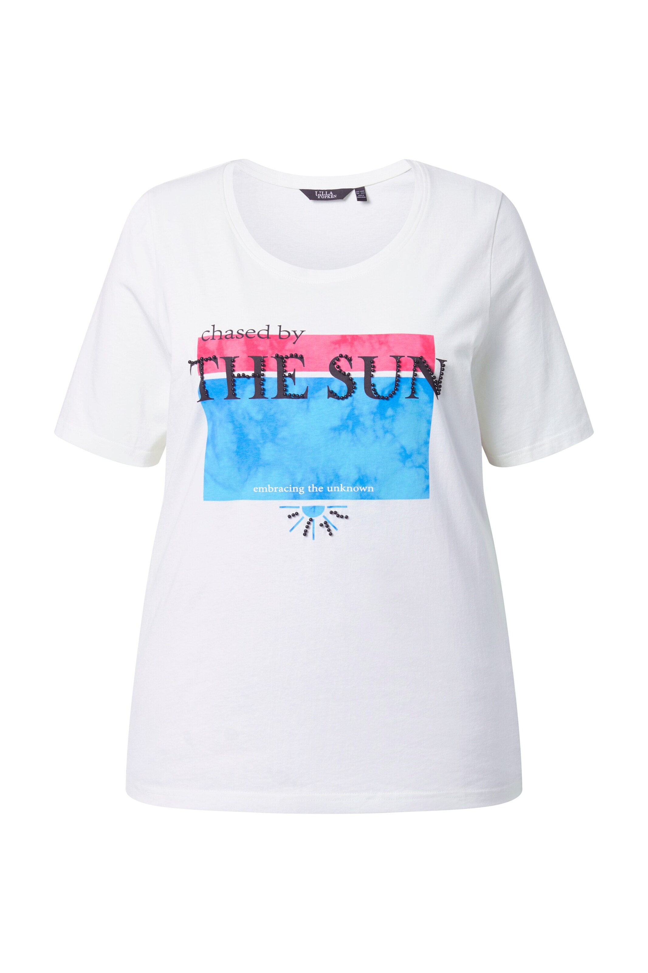 Ulla Popken Shirt in Weiß: Vorderseite