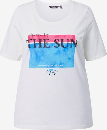 Ulla Popken Shirt in Weiß: Vorderseite