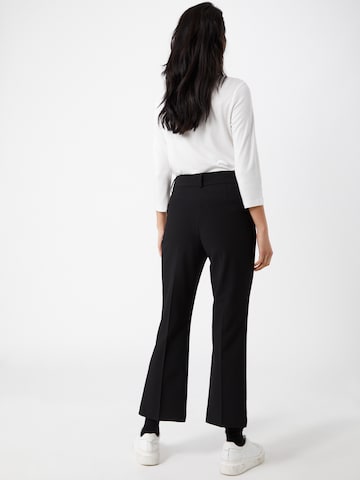 évasé Pantalon à plis 'Clara' FIVEUNITS en noir