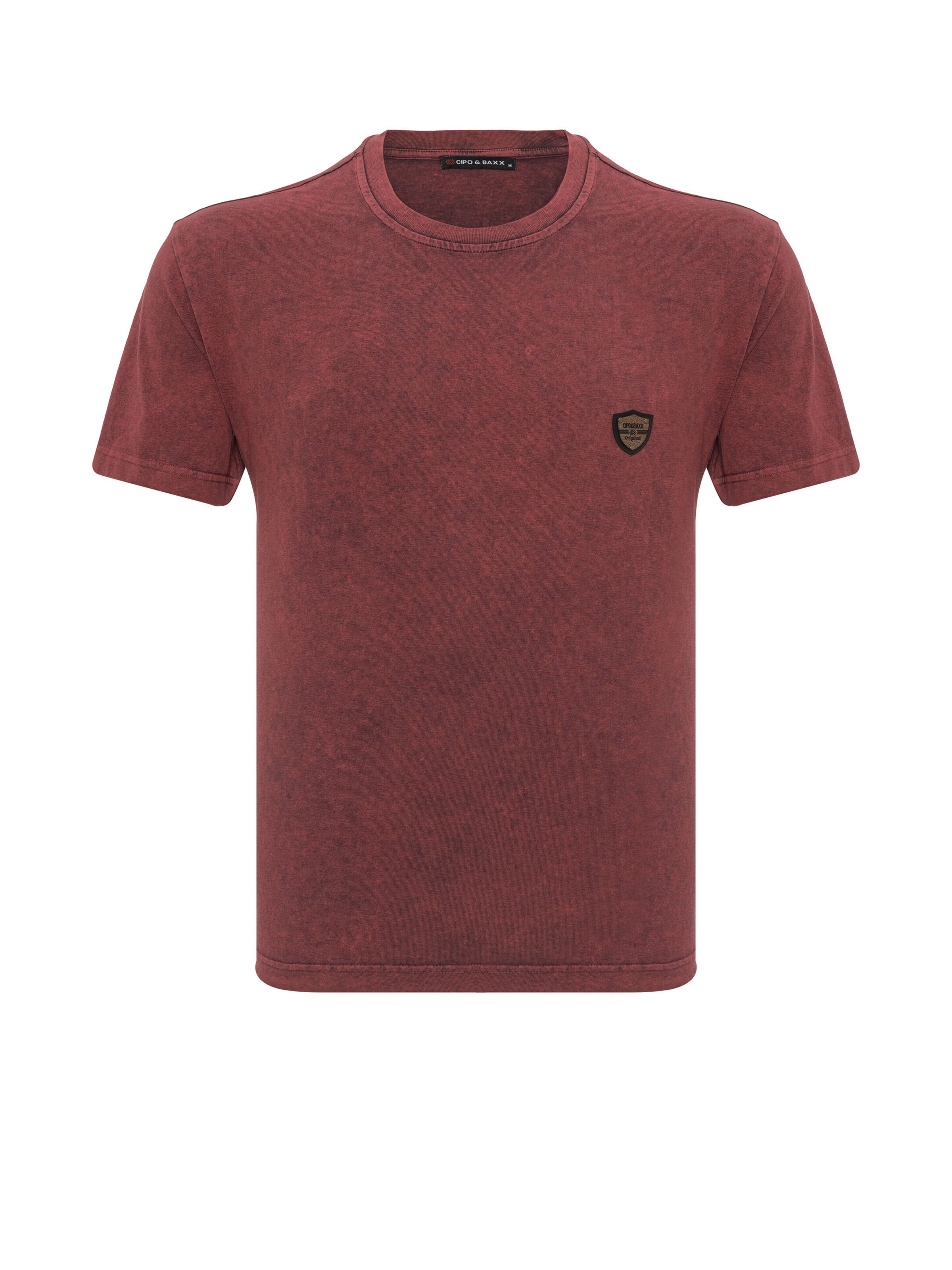 CIPO & BAXX Shirt in Rood: voorkant