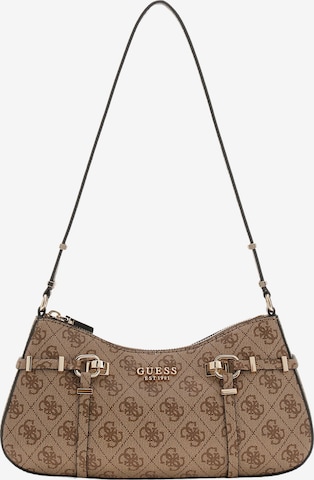 GUESS Schultertasche 'Leona' in Beige: Vorderseite
