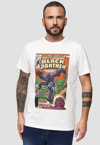 Recovered Shirt 'Marvel Black Panther' in Beige: voorkant