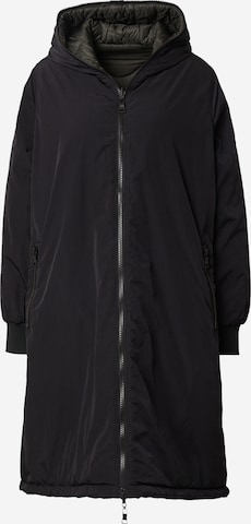 No. 1 Como Between-Seasons Coat 'NORA' in Black: front