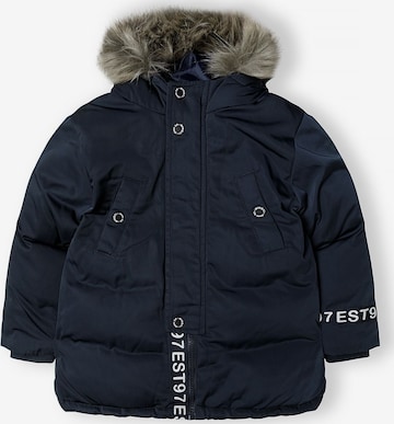 MINOTI Winter Jacket in Blue: front