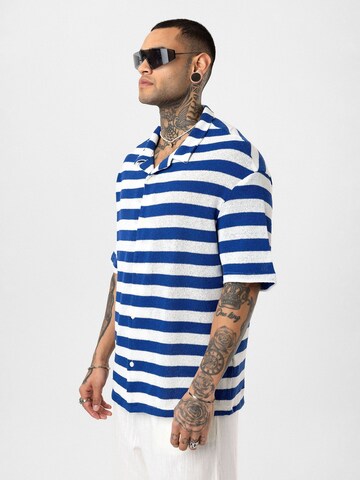 Fit confort Chemise 'Bas' Dandalo en bleu