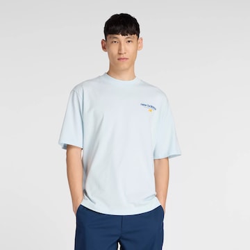 new balance Shirt in Blauw: voorkant