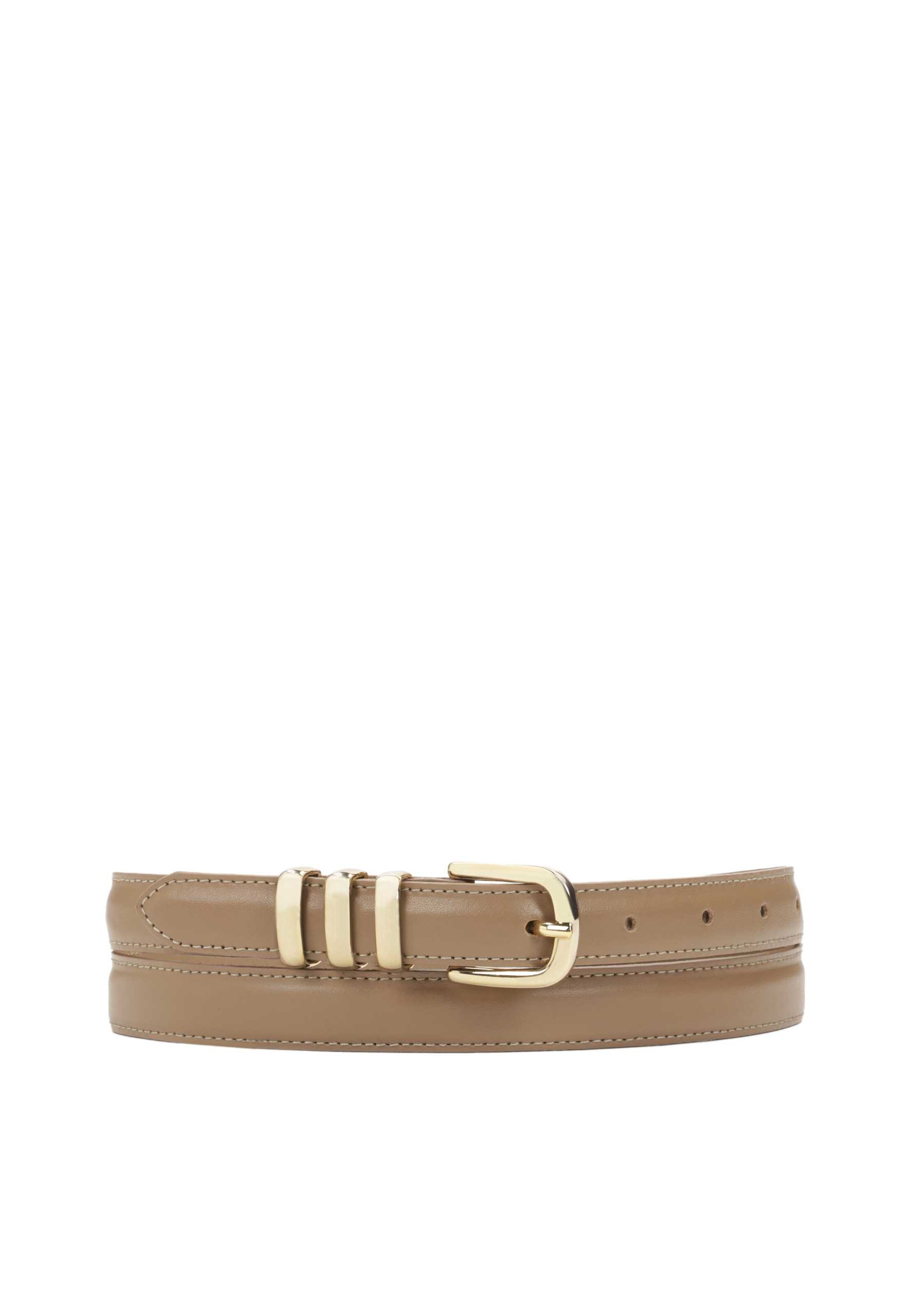 Kazar Belt in Beige: front