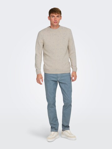Only & Sons Свитер 'ONSRICKY' в Серый
