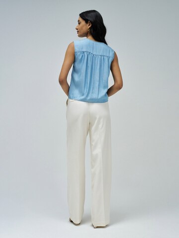 Salsa Jeans Blouse 'Birmingham' in Blauw