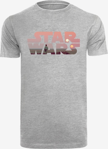 T-Shirt 'Star Wars' F4NT4STIC en gris : devant
