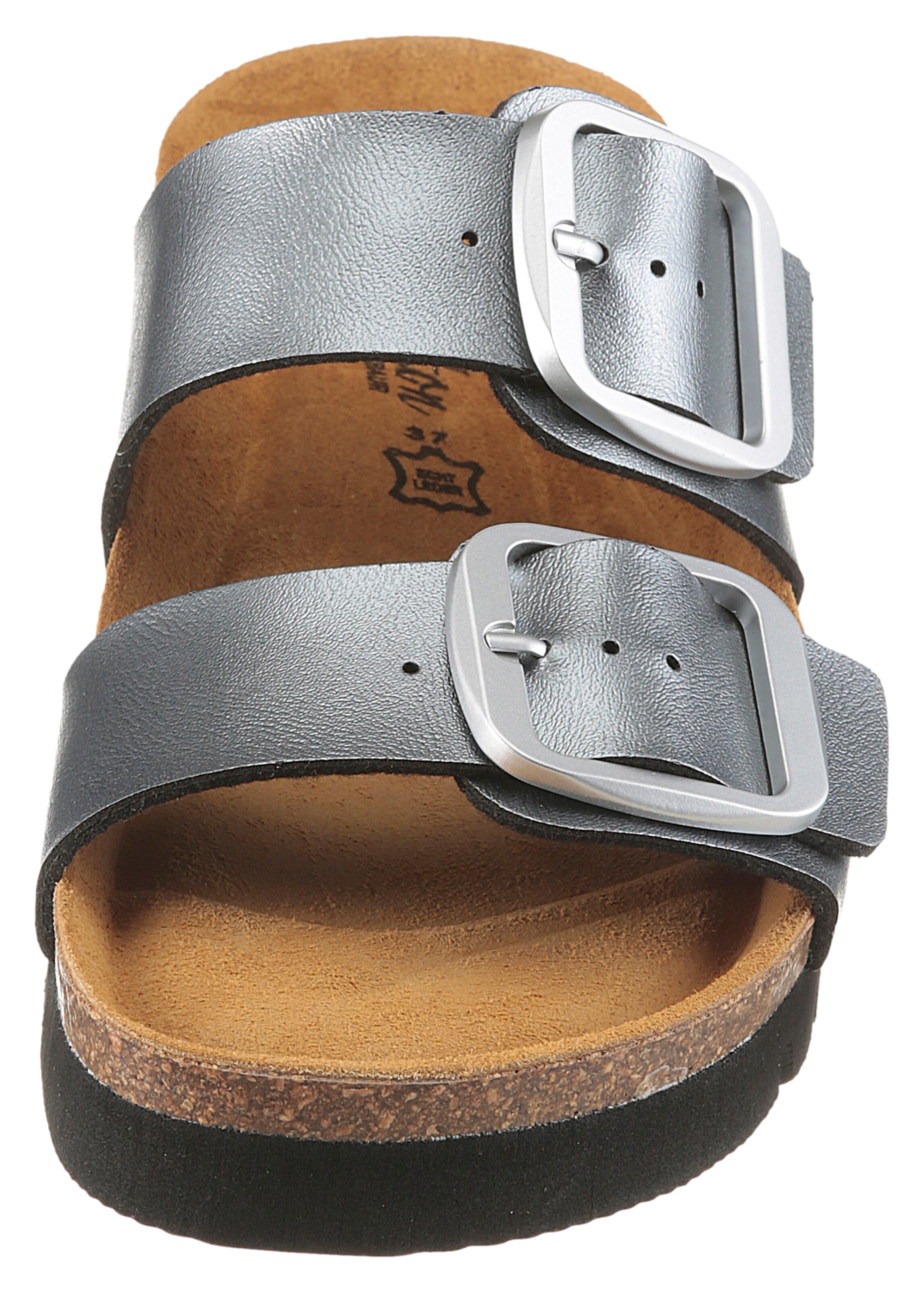 Aniston Mules in Grey