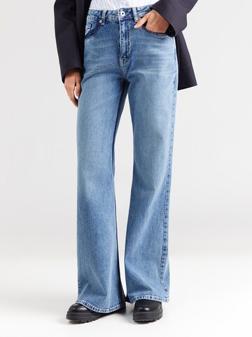 zils KARL LAGERFELD JEANS Plati gali Džinsi: no priekšpuses