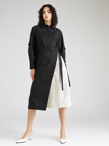 3.1 Phillip Lim Μπλουζοφόρεμα σε μαύρο: μπροστά