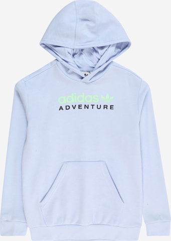 ADIDAS ORIGINALS Sweatshirt 'Adventure' in Blau: predná strana