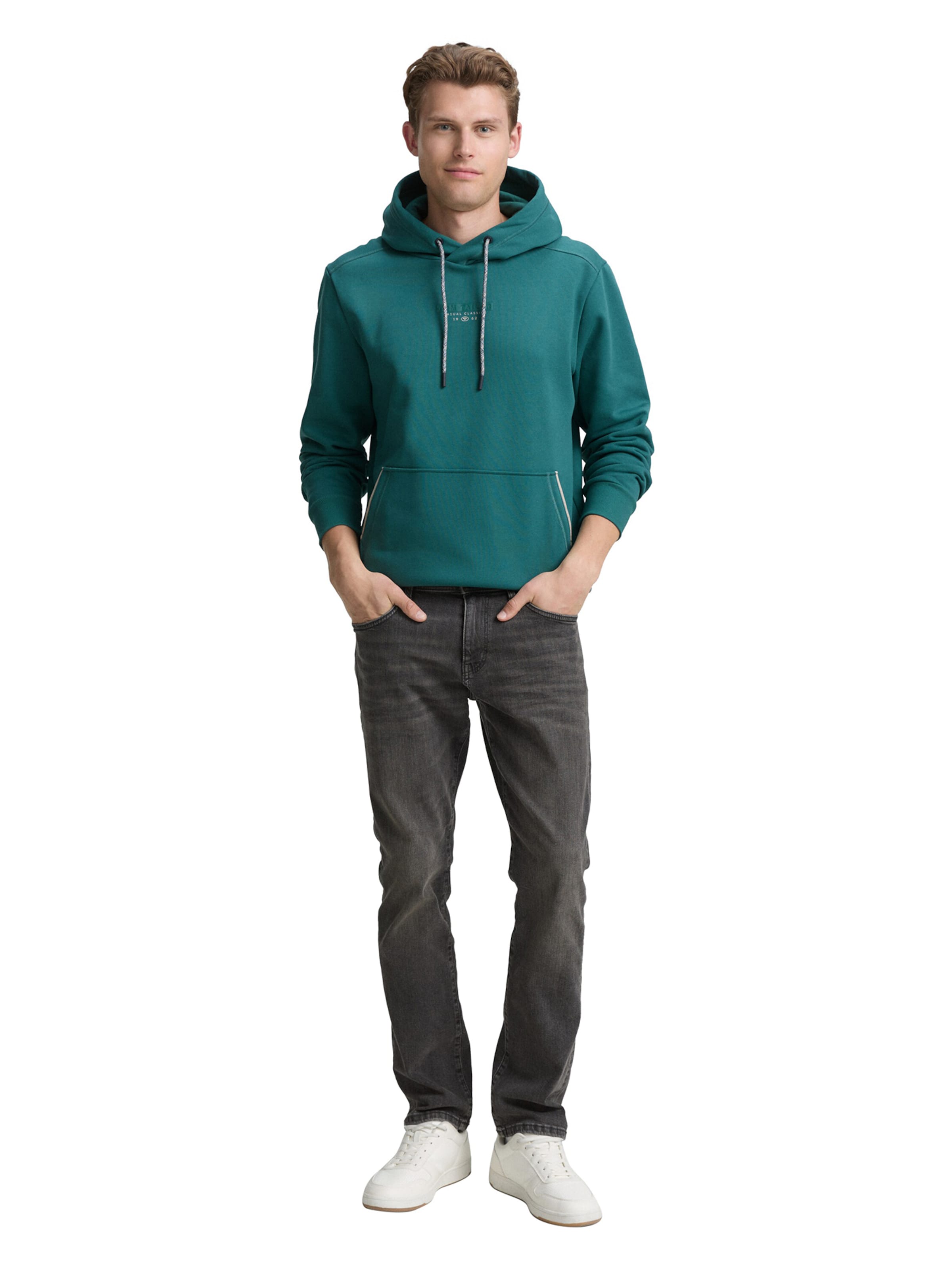 TOM TAILOR Sweatshirt in Green
