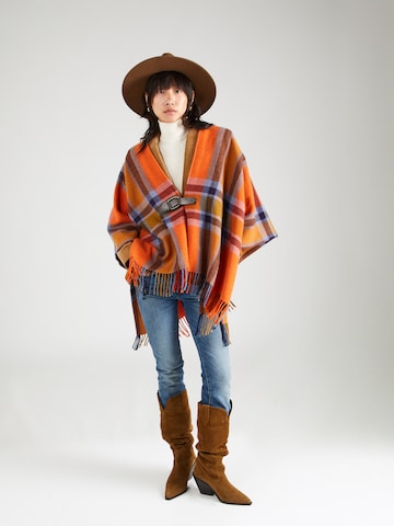 Lauren Ralph Lauren Poncho 'ADRIANA' in Orange