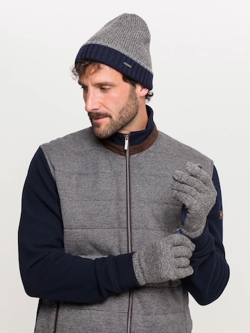 bugatti Full Finger Gloves in Grey