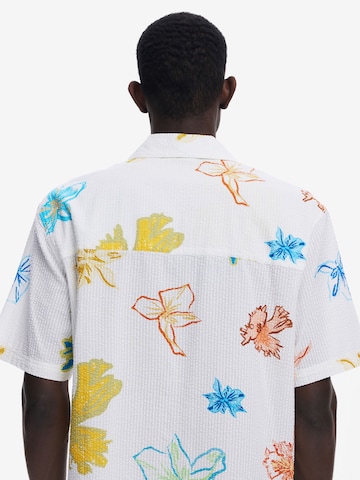 Desigual Comfort fit Overhemd in Wit