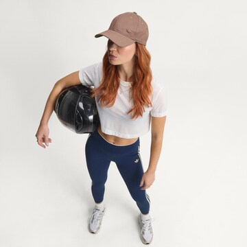 ADIDAS PERFORMANCE Skinny Sportbyxa 'Superstar' i blå