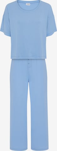 Pyjama LSCN by LASCANA en bleu : devant