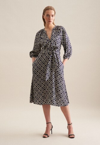 SEIDENSTICKER Dress ' Schwarze Rose ' in Blue