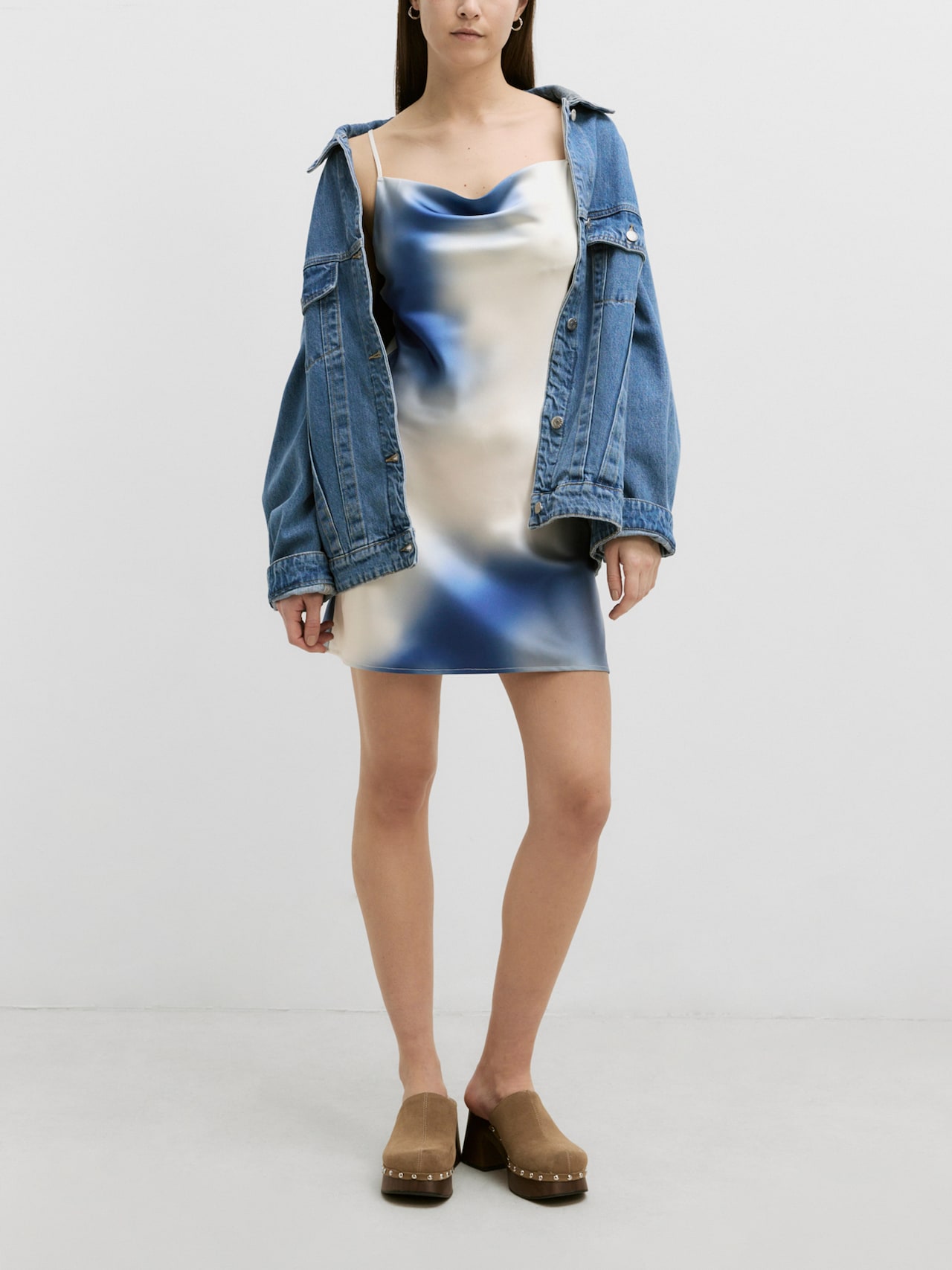 EDITED Producten Jurk 'Jessie' Blauw