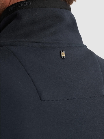 Felpa 'PME LEGEND - Sweat jacket with stand-up collar and zipper closure' di PME Legend in blu