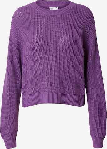 Pull-over 'MAYSA' Noisy may en violet : devant