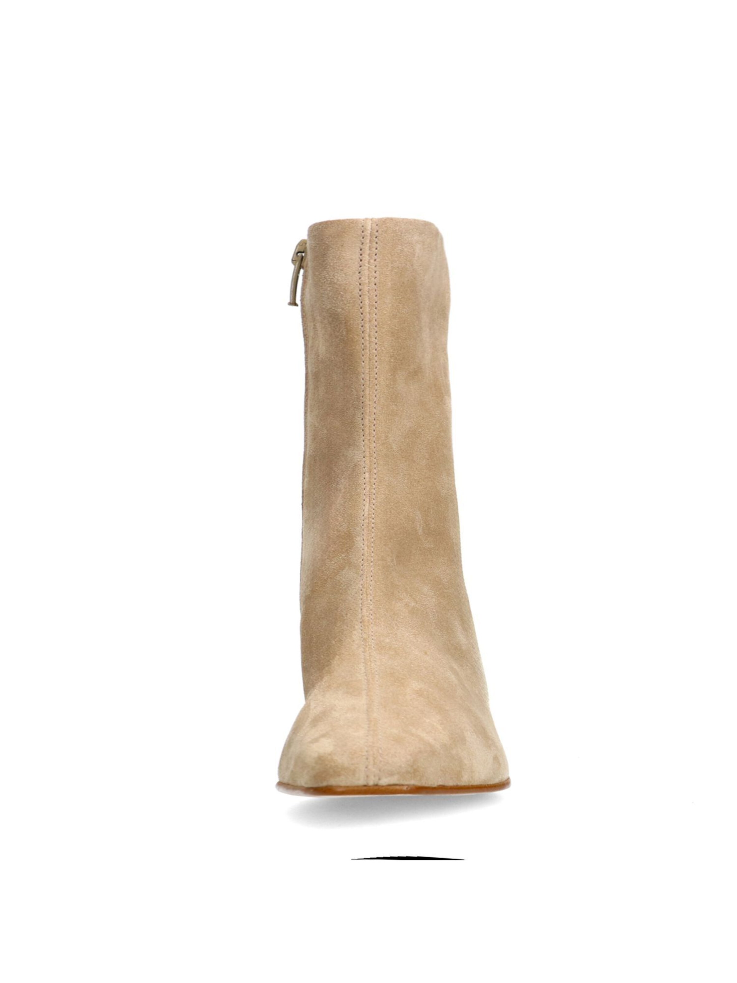 MANFIELD Ankle Boots in Beige
