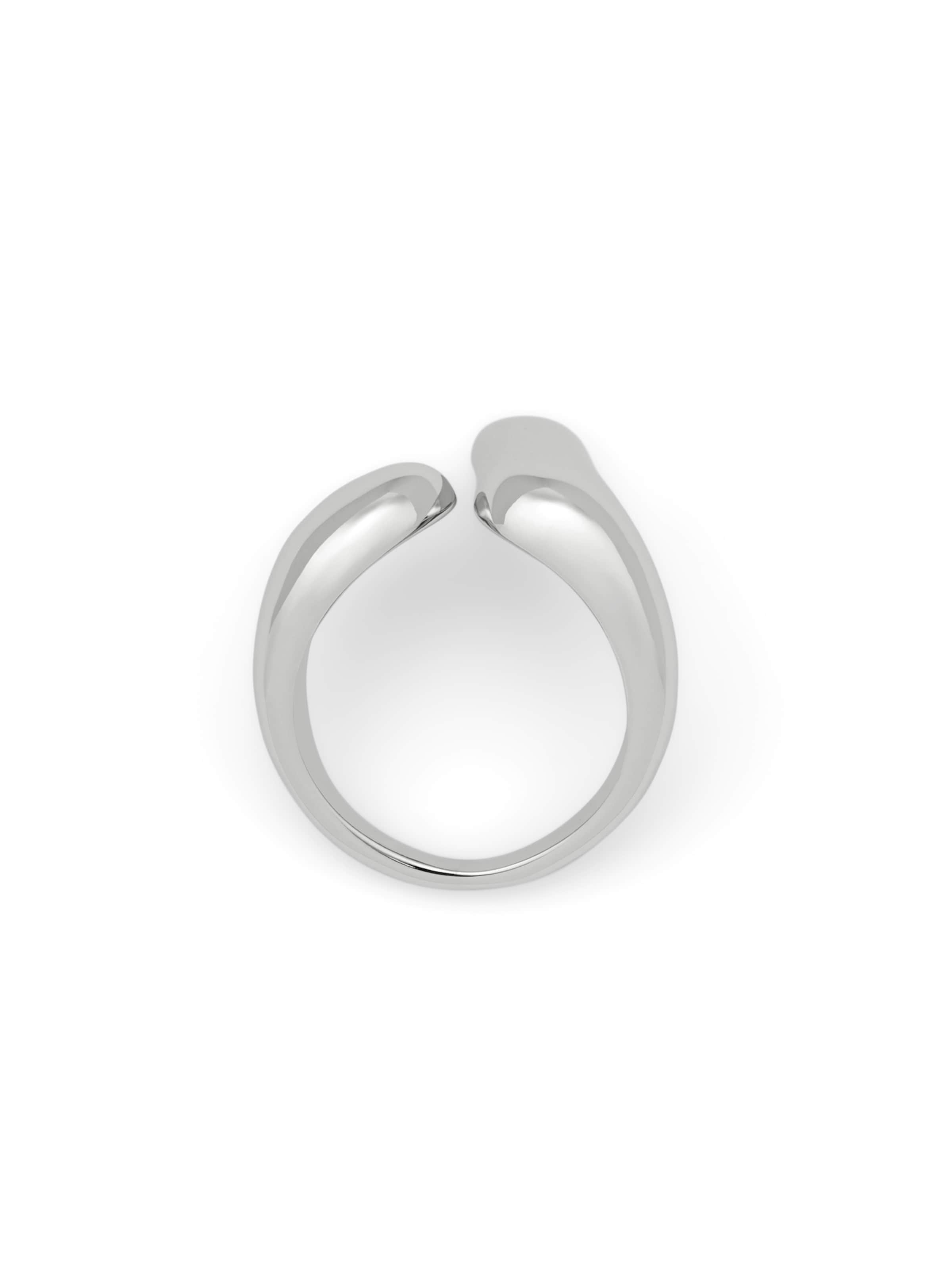 EDITED Ring 'Jason' in Silver: front