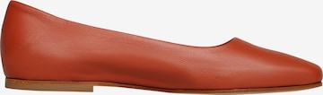 Henry Stevens Classic Flats 'Audrey B' in Red