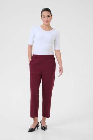 Regular Pantalon 'Sakura' Kaffe en rouge