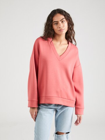 MSCH COPENHAGEN Sweatshirt 'Petua Ima' in Red: front