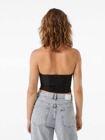 Bershka Top in Schwarz