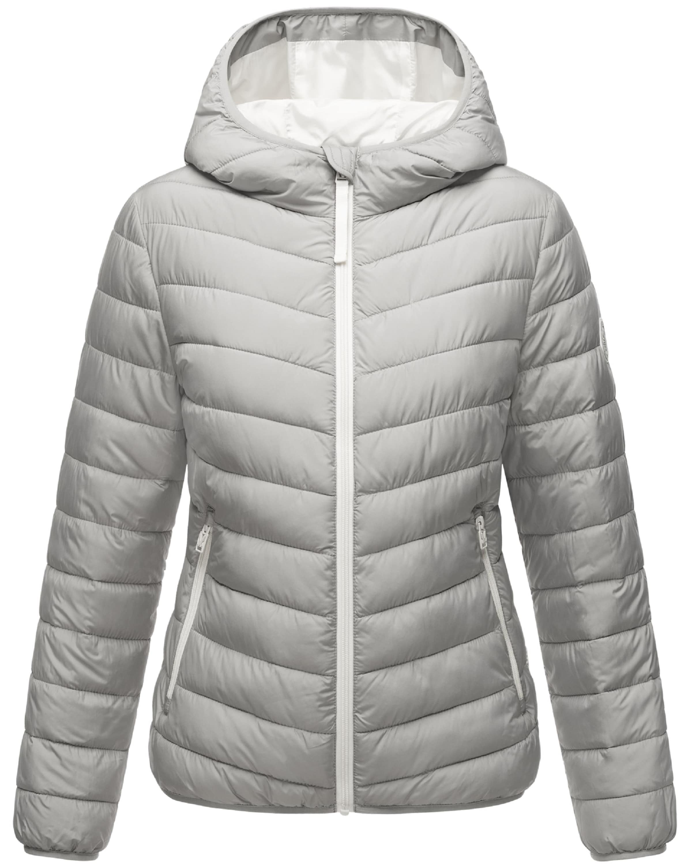 Geacă de primăvară-toamnă 'Pack Mich Ein' de la MARIKOO pe gri: față