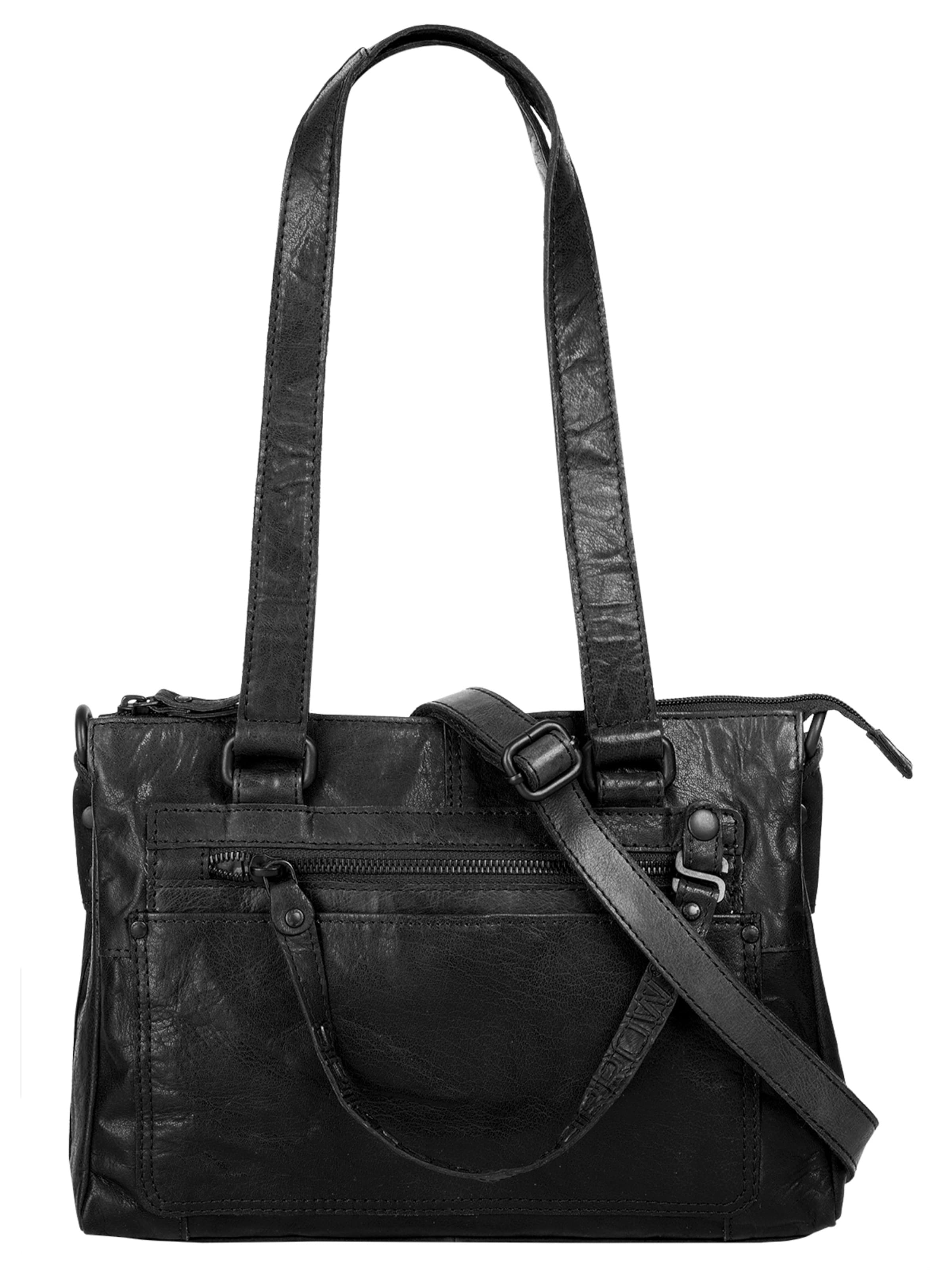 Cabas Spikes & Sparrow en noir : devant