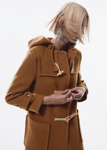 MANGO Between-Seasons Coat in Brown