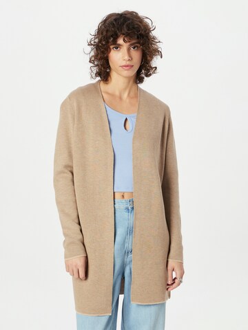 s.Oliver Knit Cardigan in Brown: front