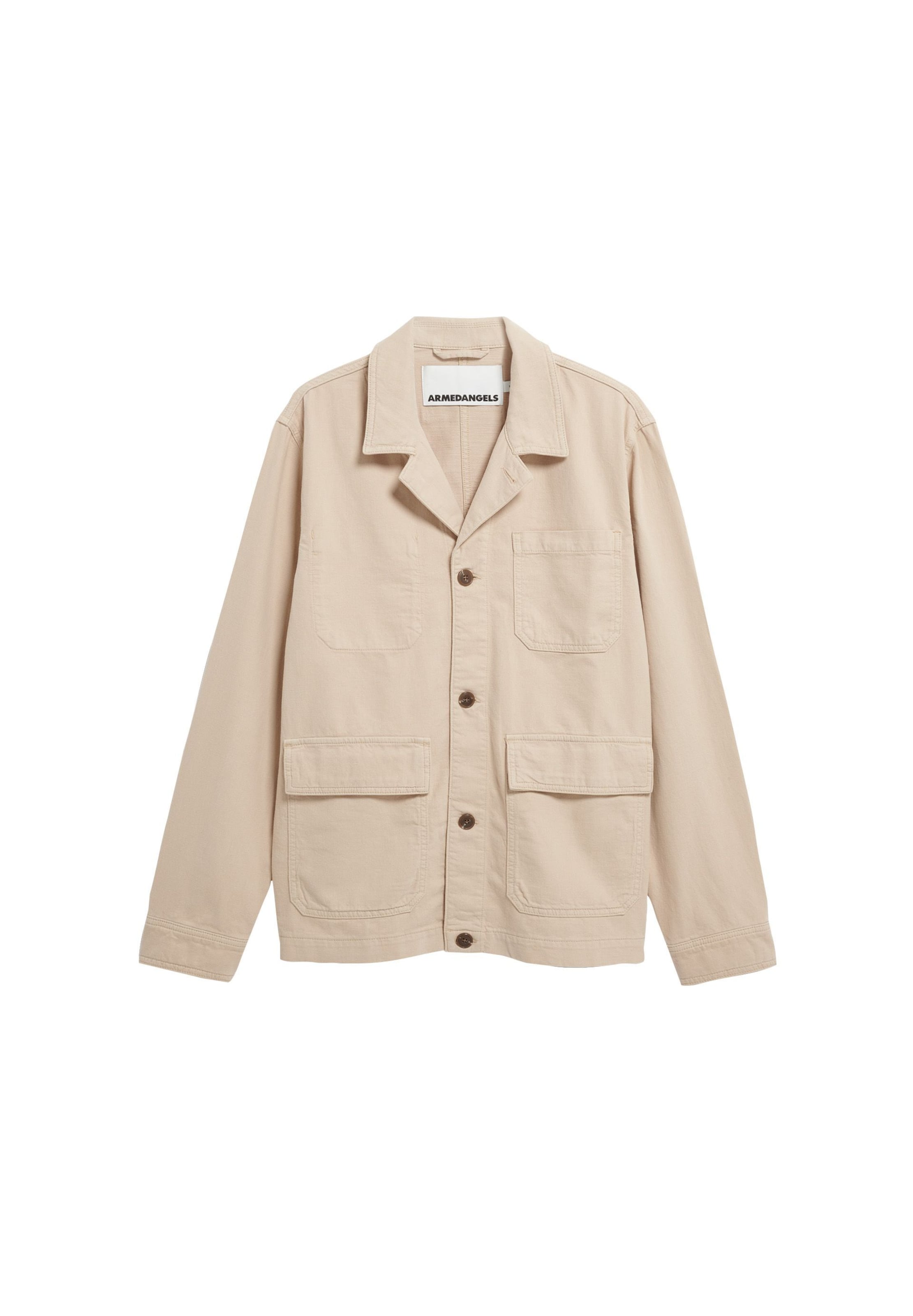 Veste mi-saison ARMEDANGELS en beige : devant