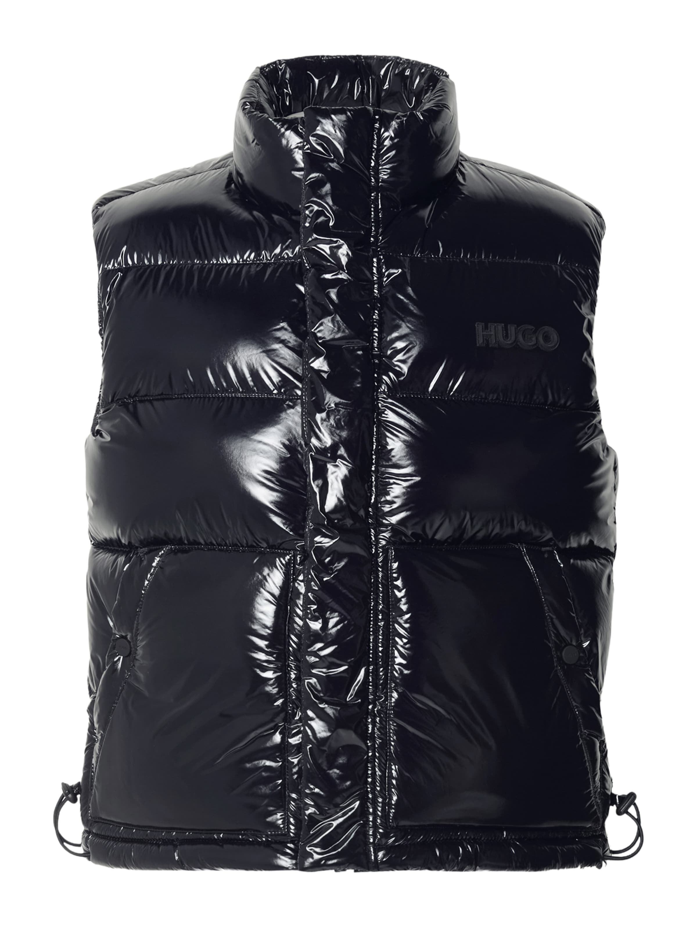 HUGO Weste 'Baltino' in Schwarz: Vorderseite