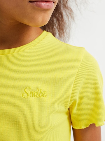 T-Shirt WE Fashion en jaune