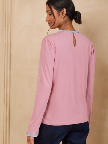 love & roses Shirt in Roze