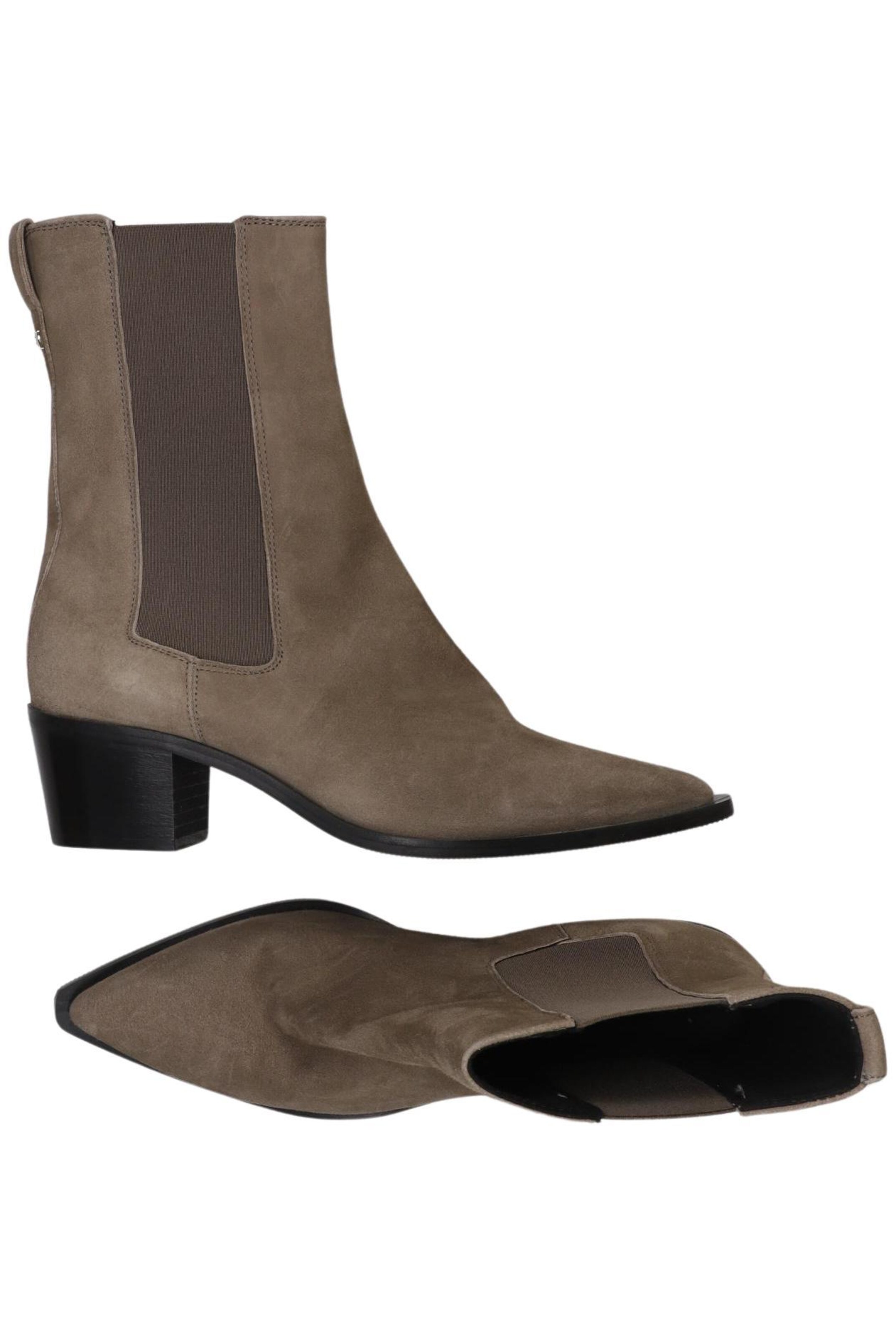 Calvin Klein Dress Boots in 40 in Brown: front