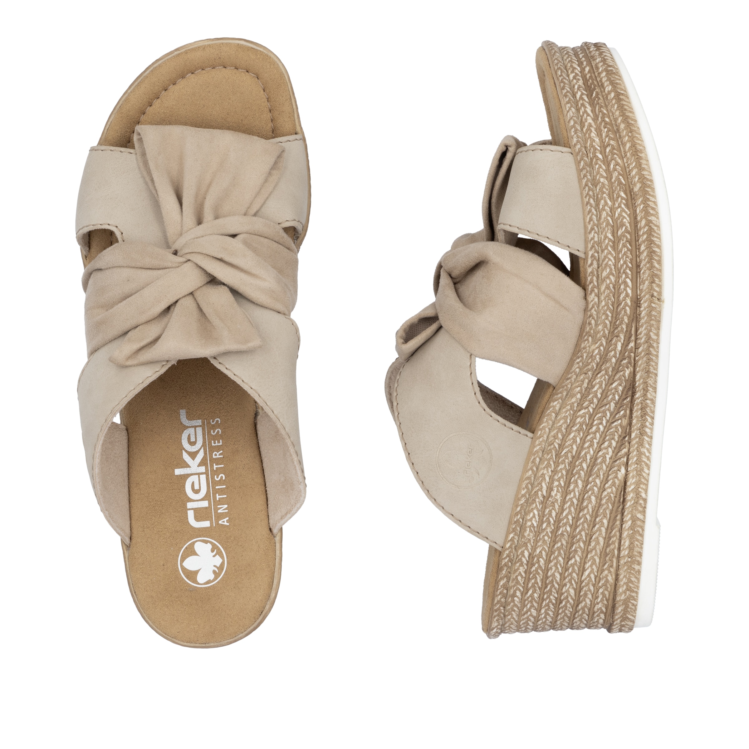 Rieker Mules in Beige