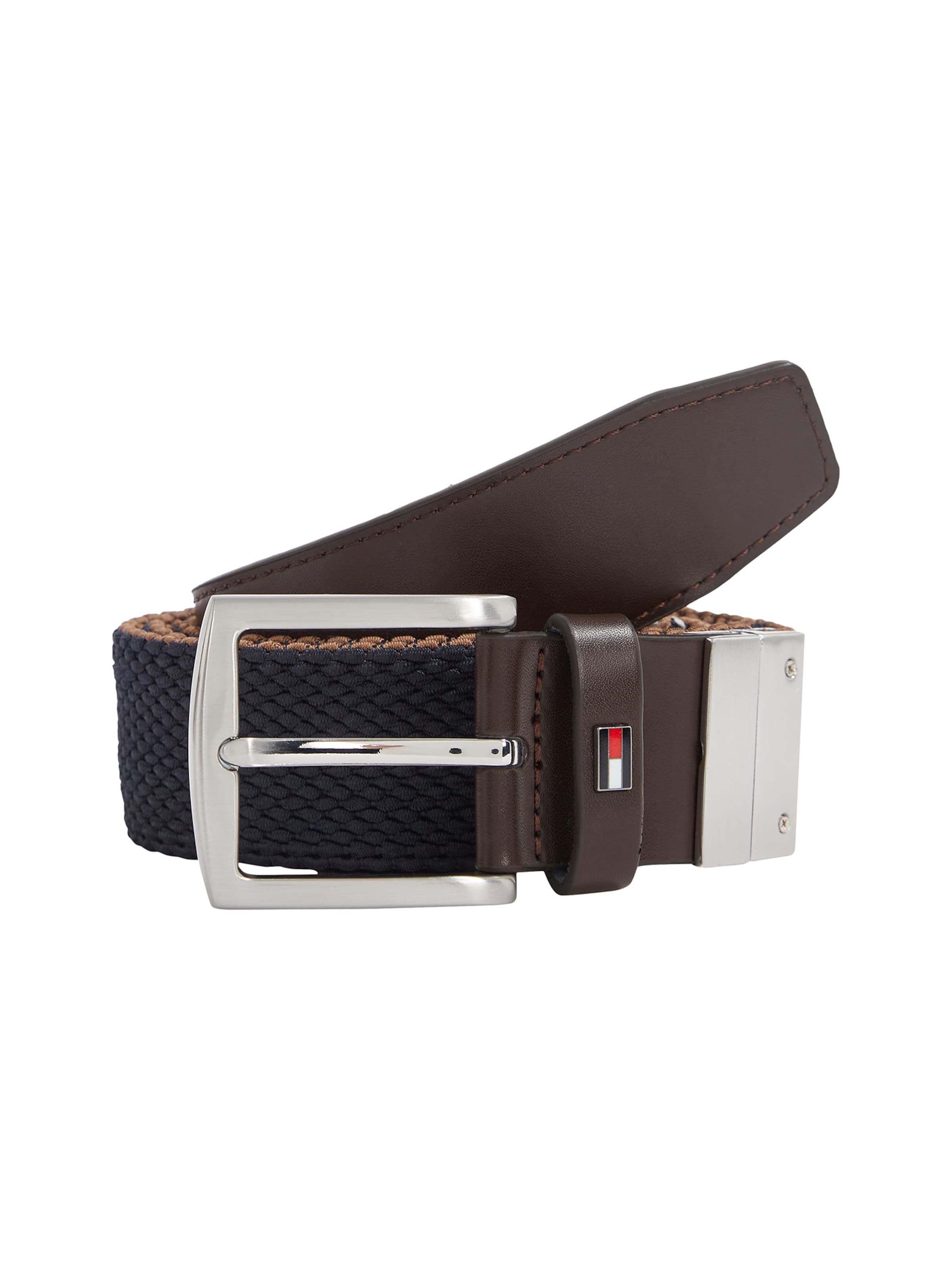 TOMMY HILFIGER Belt 'DENTON' in Brown: front