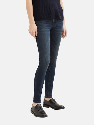 Skinny Jean 'Alexa' TOM TAILOR en bleu : devant