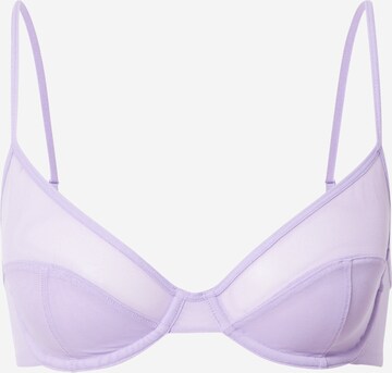 Invisible Soutien-gorge 'Molly' WEEKDAY en violet : devant