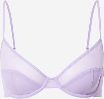 WEEKDAY Bra 'Molly' in Purple: front